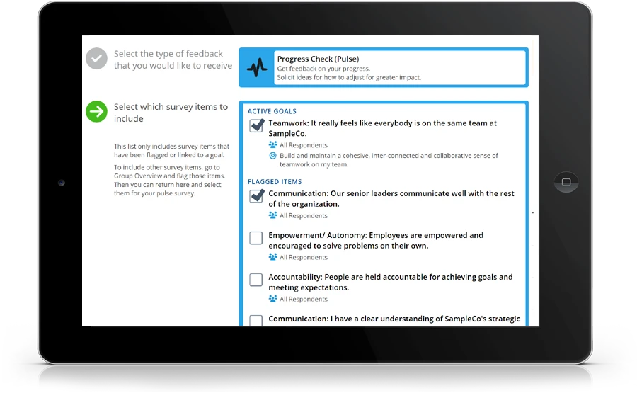 employee pulse survey sample