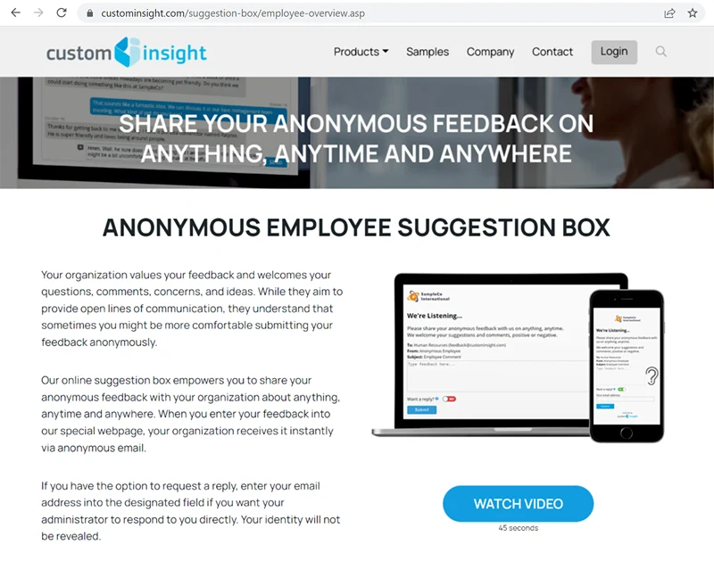 suggestion box ideas for employees